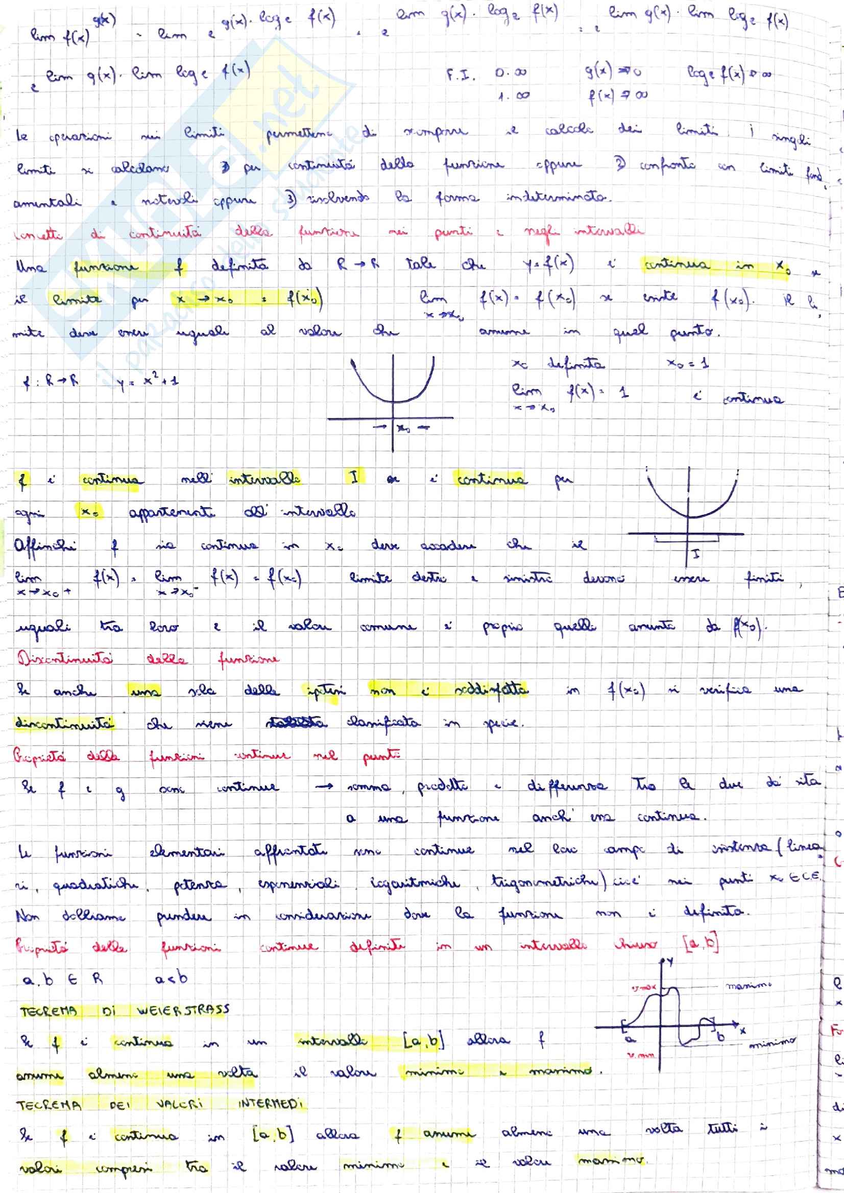 Riassunto esame Matematica Generale, prof. Ravera Pag. 16