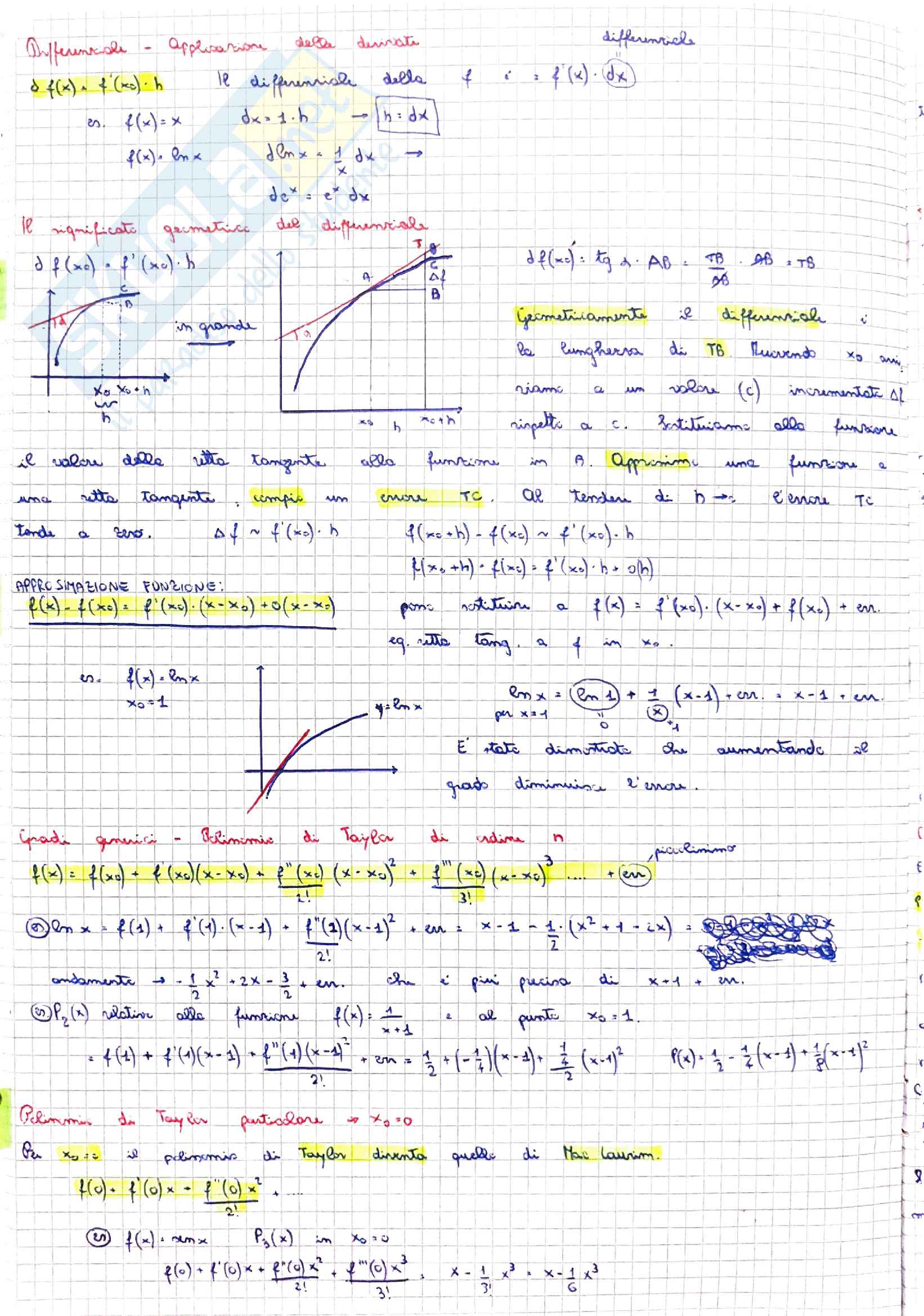 Riassunto esame Matematica Generale, prof. Ravera Pag. 26