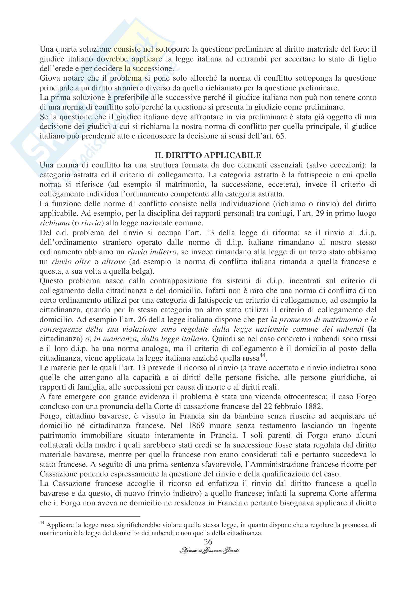 Diritto Internazionale Privato Pag. 26