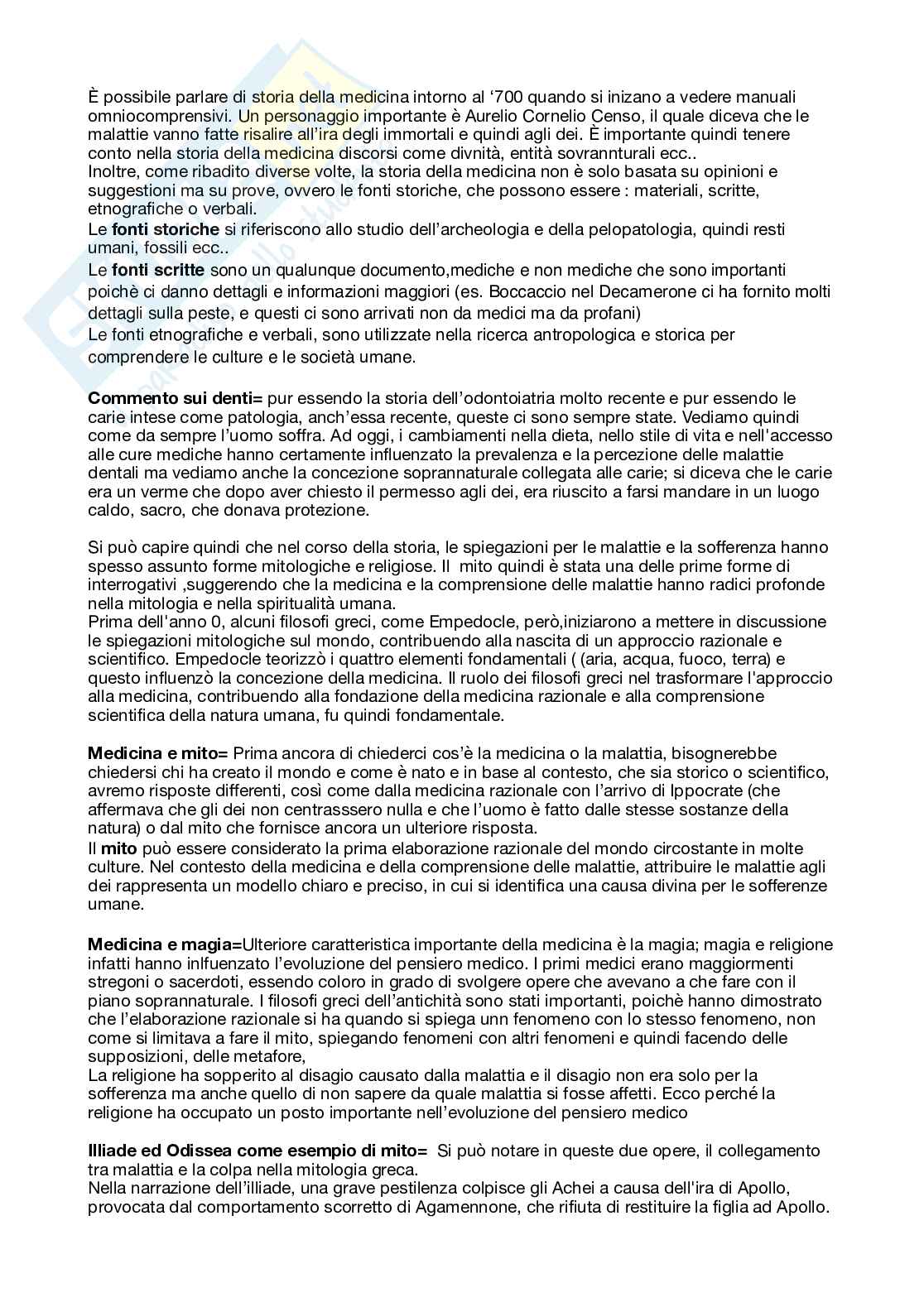 Storia della medicina Pag. 2