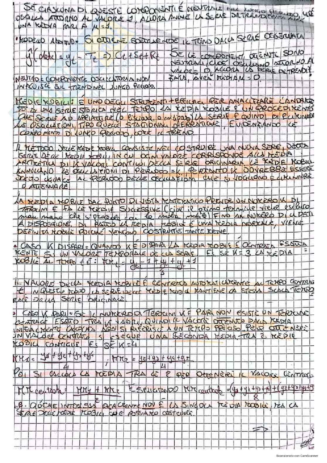 Appunti completi di Metodi statici per il management- ottimi per preparare l'esame Pag. 11