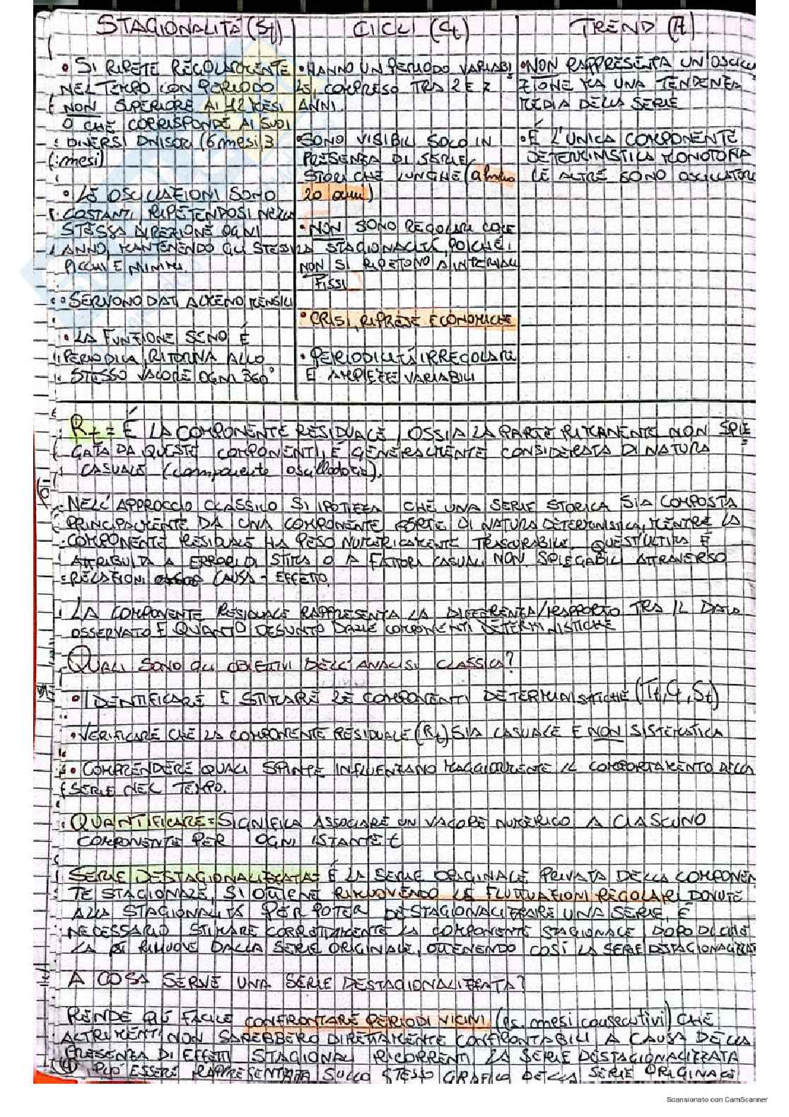 Appunti completi di Metodi statici per il management- ottimi per preparare l'esame Pag. 6