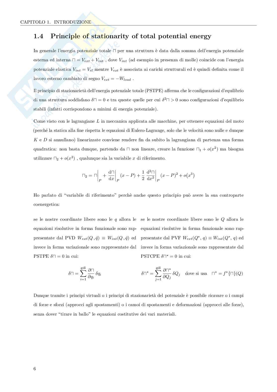 Metodi di calcolo delle strutture Pag. 11