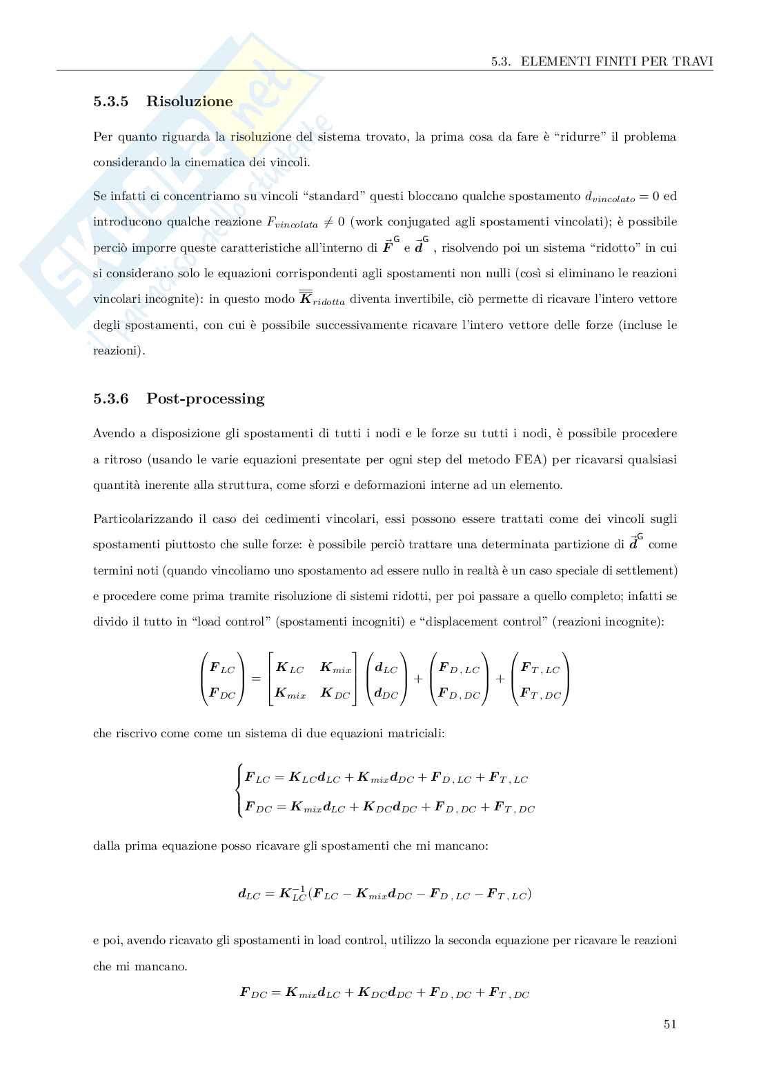 Metodi di calcolo delle strutture Pag. 56