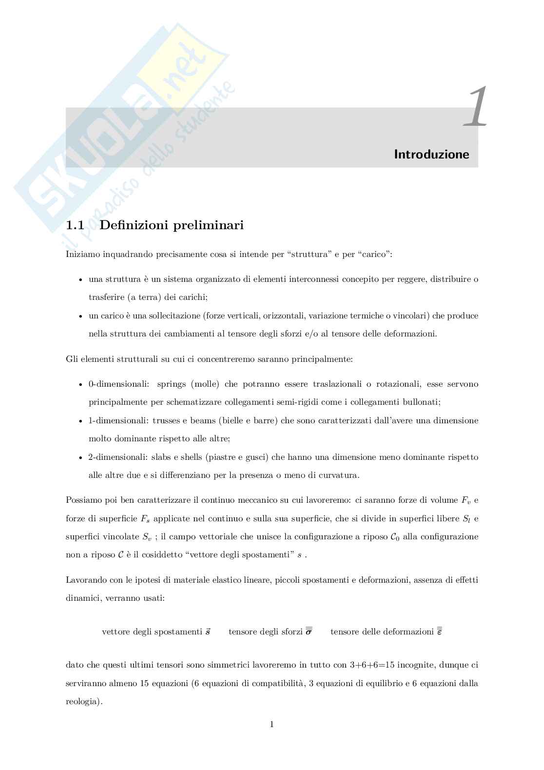 Metodi di calcolo delle strutture Pag. 6