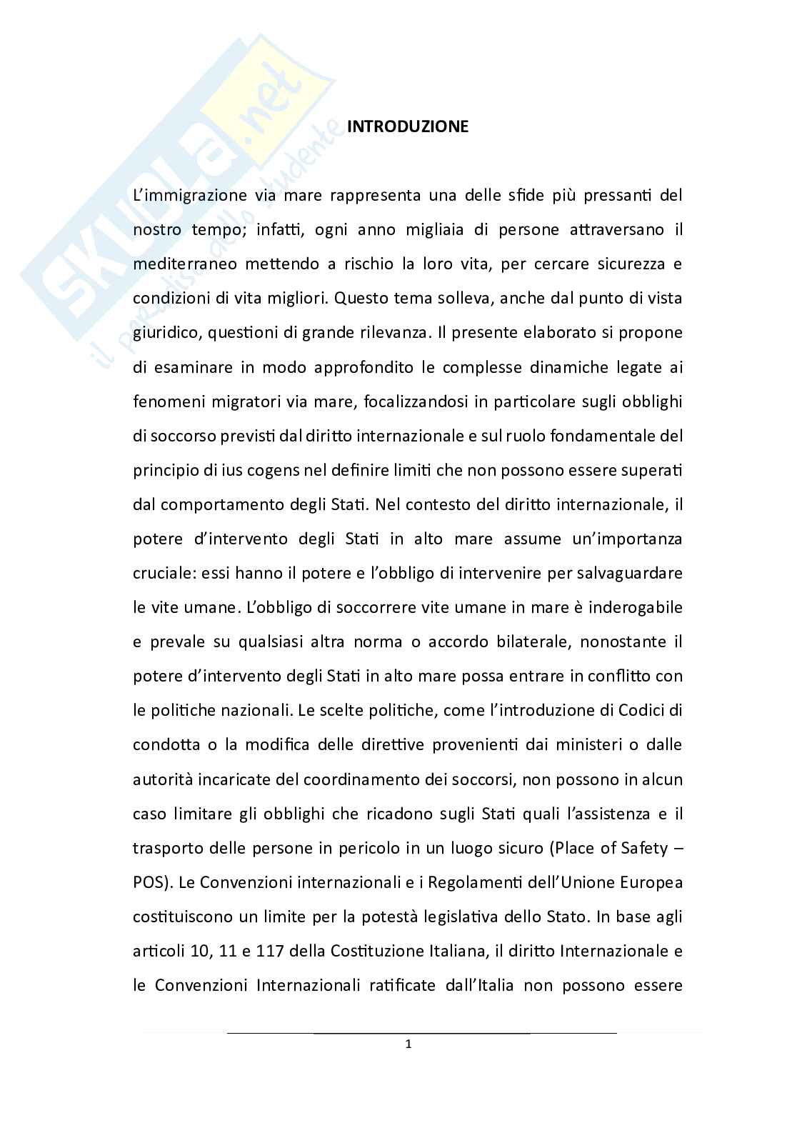 Obblighi di salvataggio e ius cogens: il caso della Nave U.Diciotti nel contesto del diritto internazionale Pag. 6