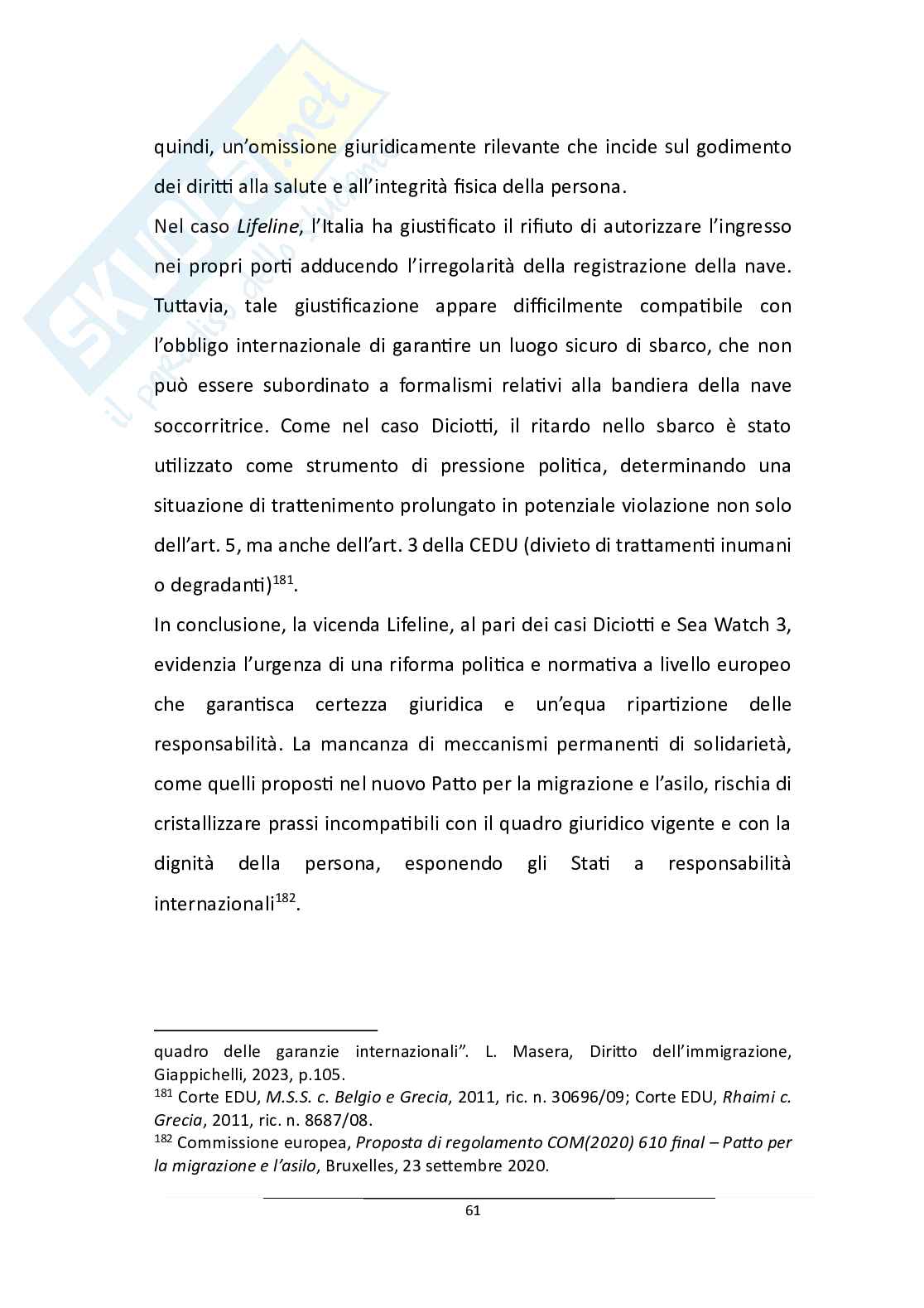 Obblighi di salvataggio e ius cogens: il caso della Nave U.Diciotti nel contesto del diritto internazionale Pag. 66