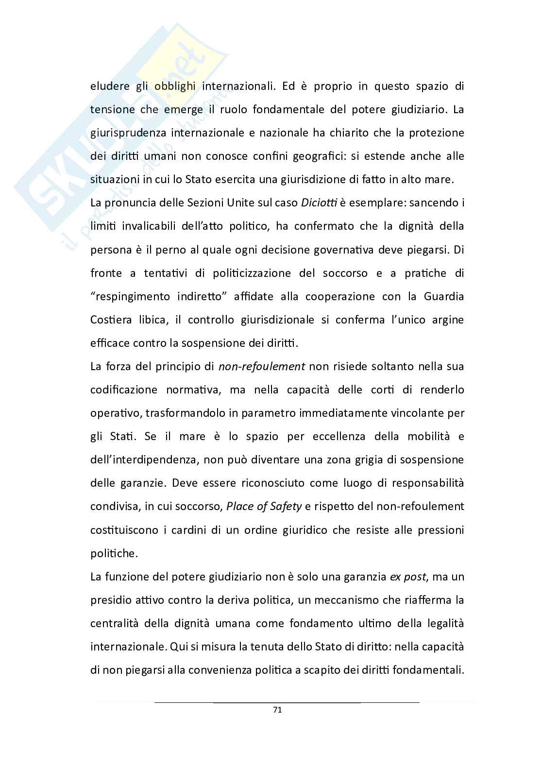 Obblighi di salvataggio e ius cogens: il caso della Nave U.Diciotti nel contesto del diritto internazionale Pag. 76