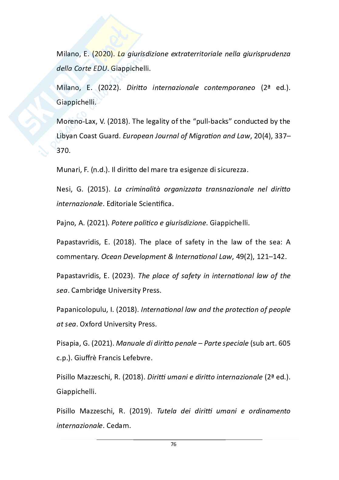 Obblighi di salvataggio e ius cogens: il caso della Nave U.Diciotti nel contesto del diritto internazionale Pag. 81