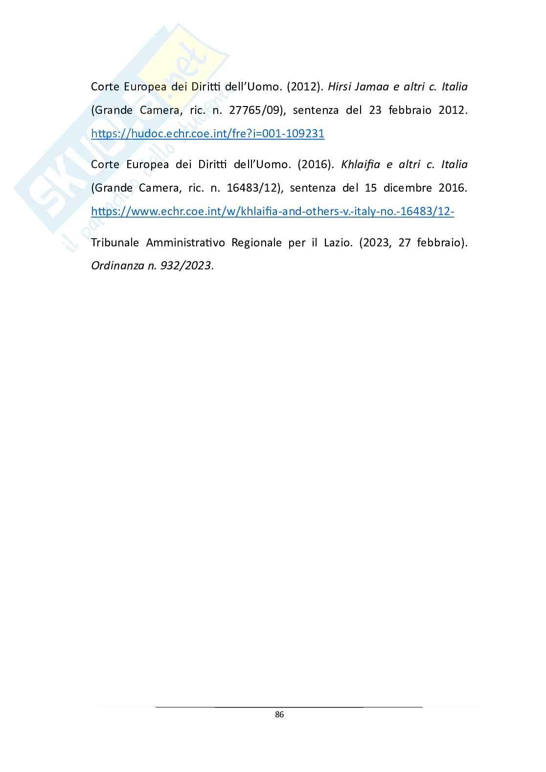 Obblighi di salvataggio e ius cogens: il caso della Nave U.Diciotti nel contesto del diritto internazionale Pag. 91
