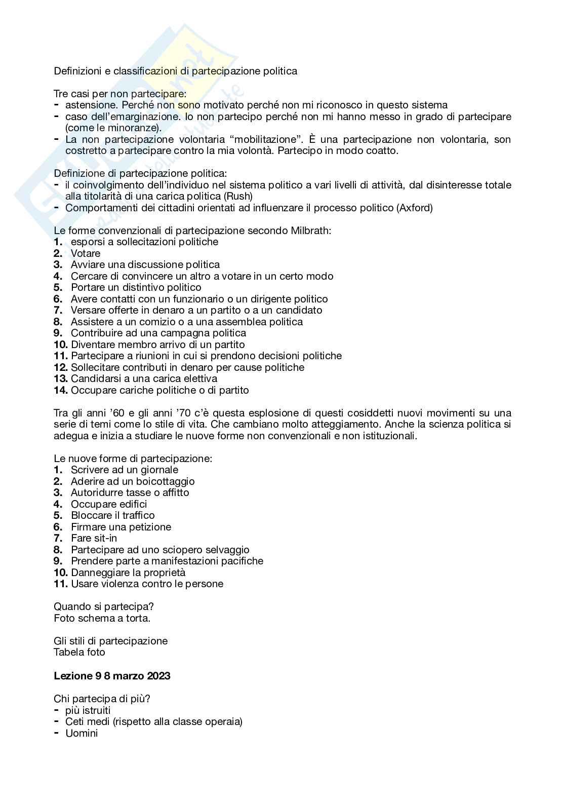 Appunti presi a lezione di Politica comparata Pag. 11