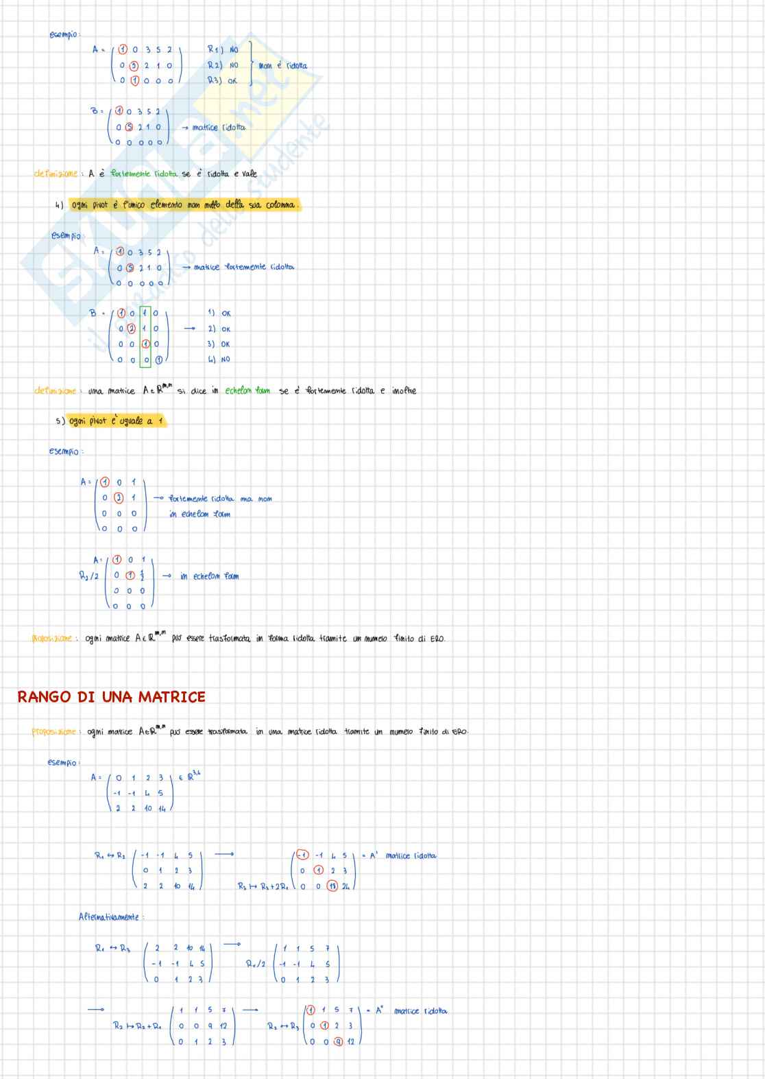 Algebra lineare e geometria - Appunti Pag. 11