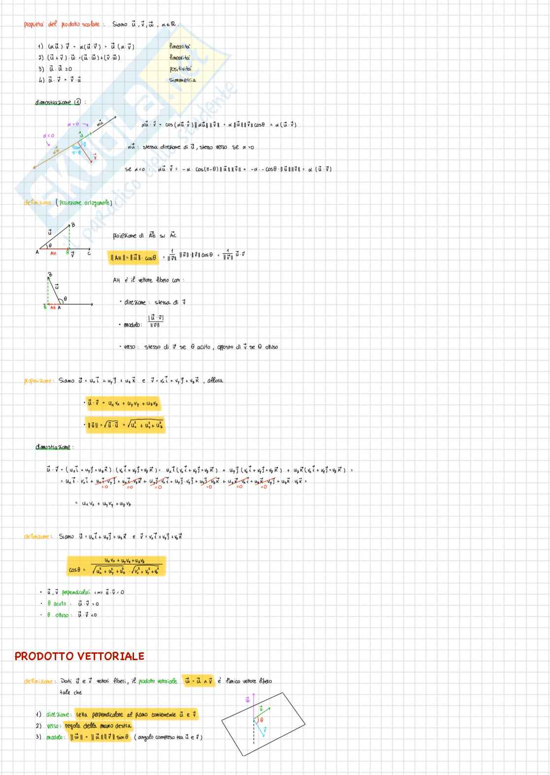 Algebra lineare e geometria - Appunti Pag. 21
