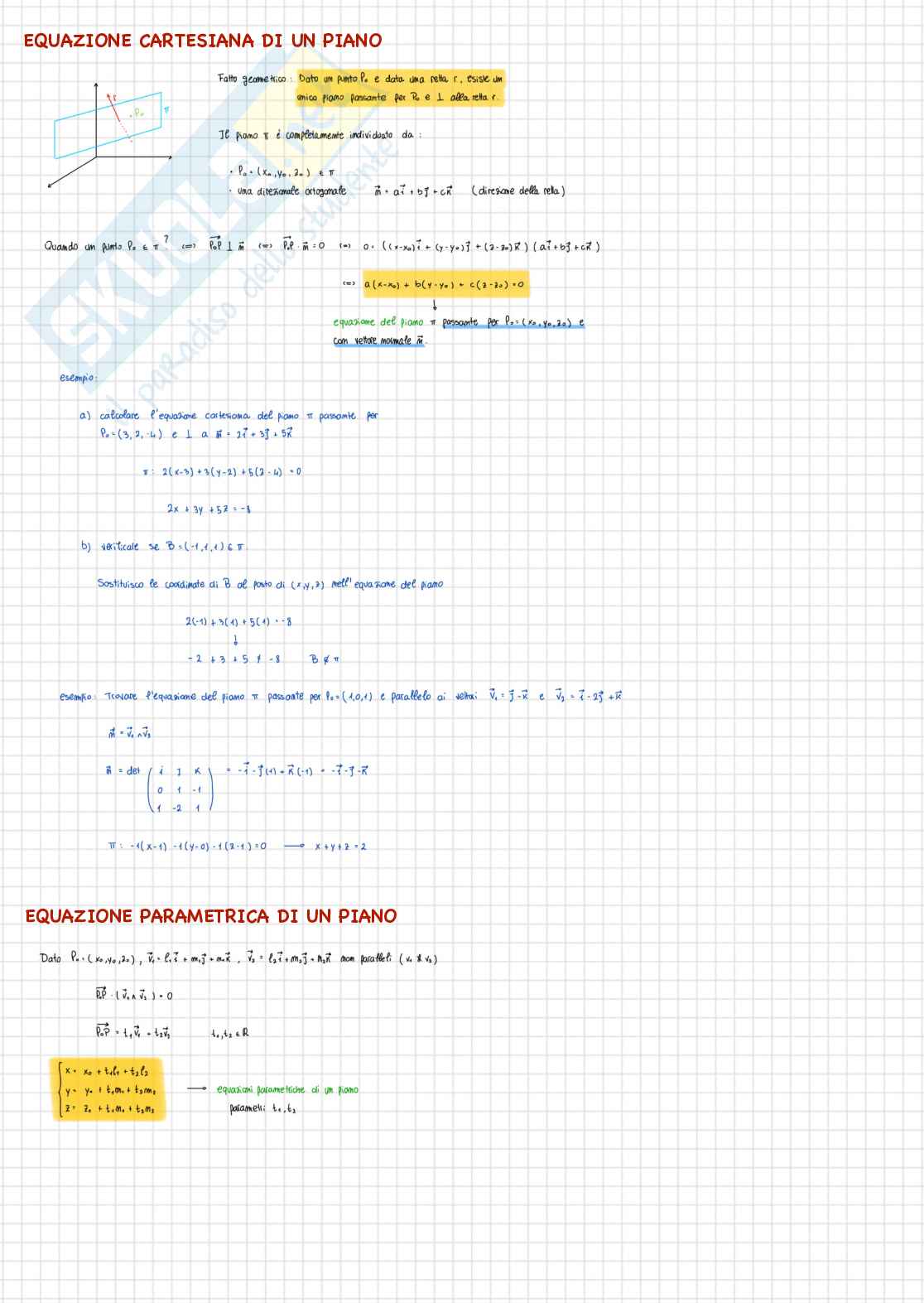 Algebra lineare e geometria - Appunti Pag. 26