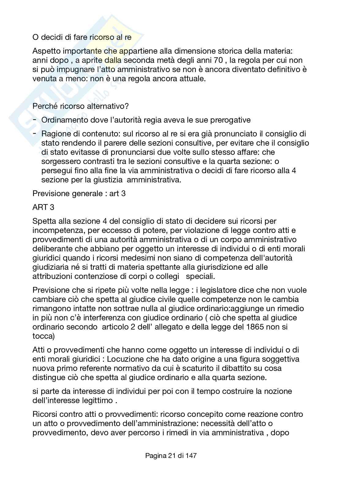 Elementi di giustizia amministrativa  Pag. 21