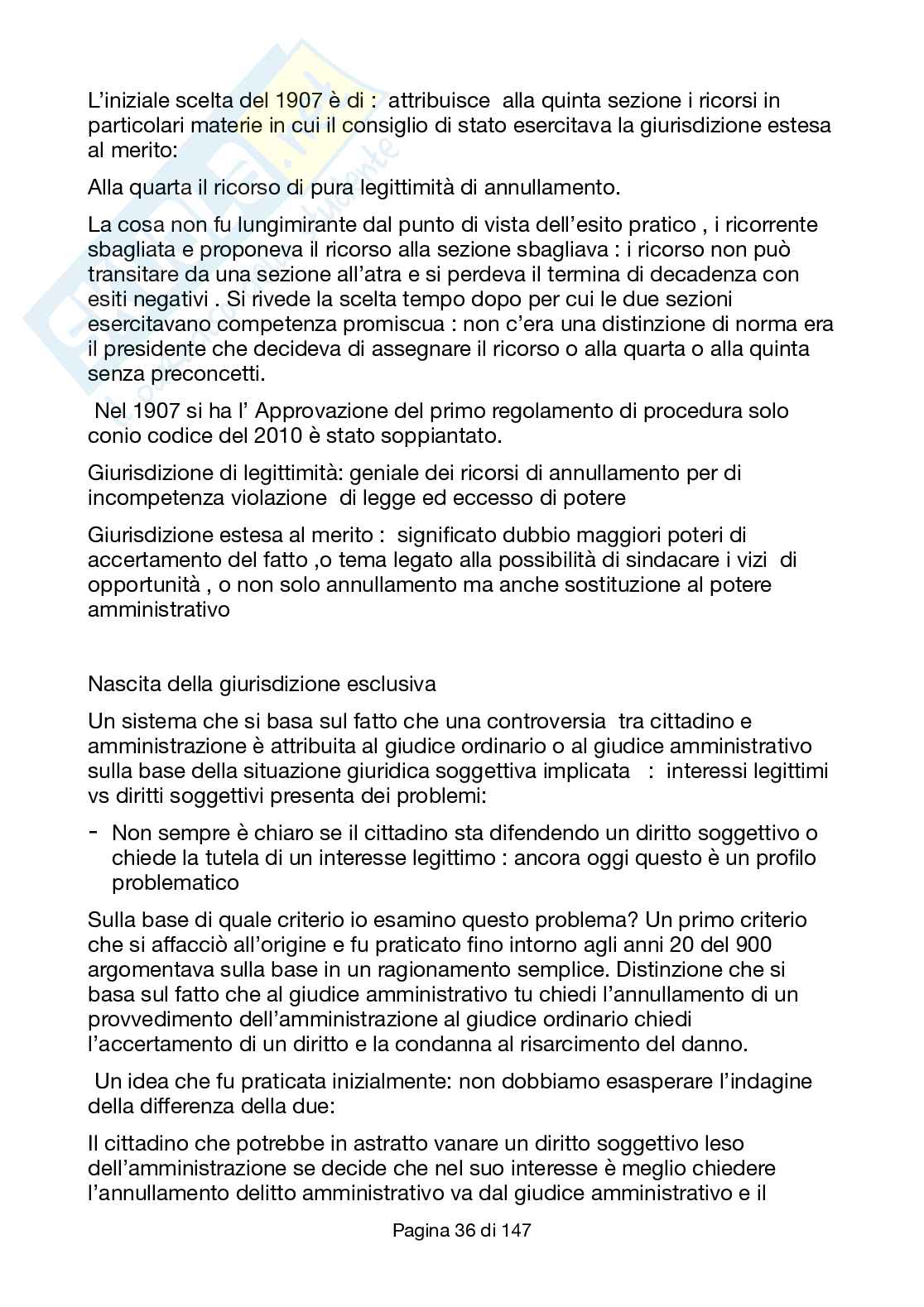 Elementi di giustizia amministrativa  Pag. 36