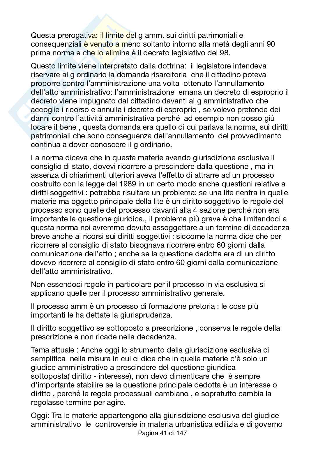 Elementi di giustizia amministrativa  Pag. 41
