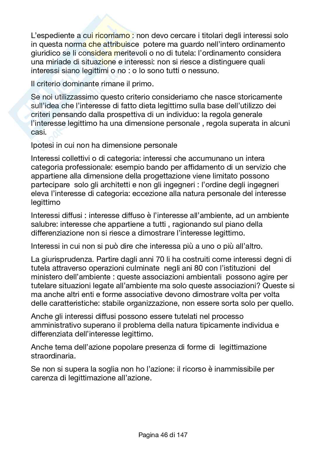 Elementi di giustizia amministrativa  Pag. 46