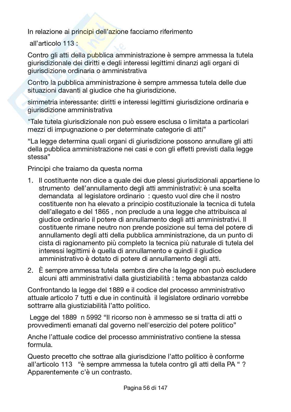 Elementi di giustizia amministrativa  Pag. 56
