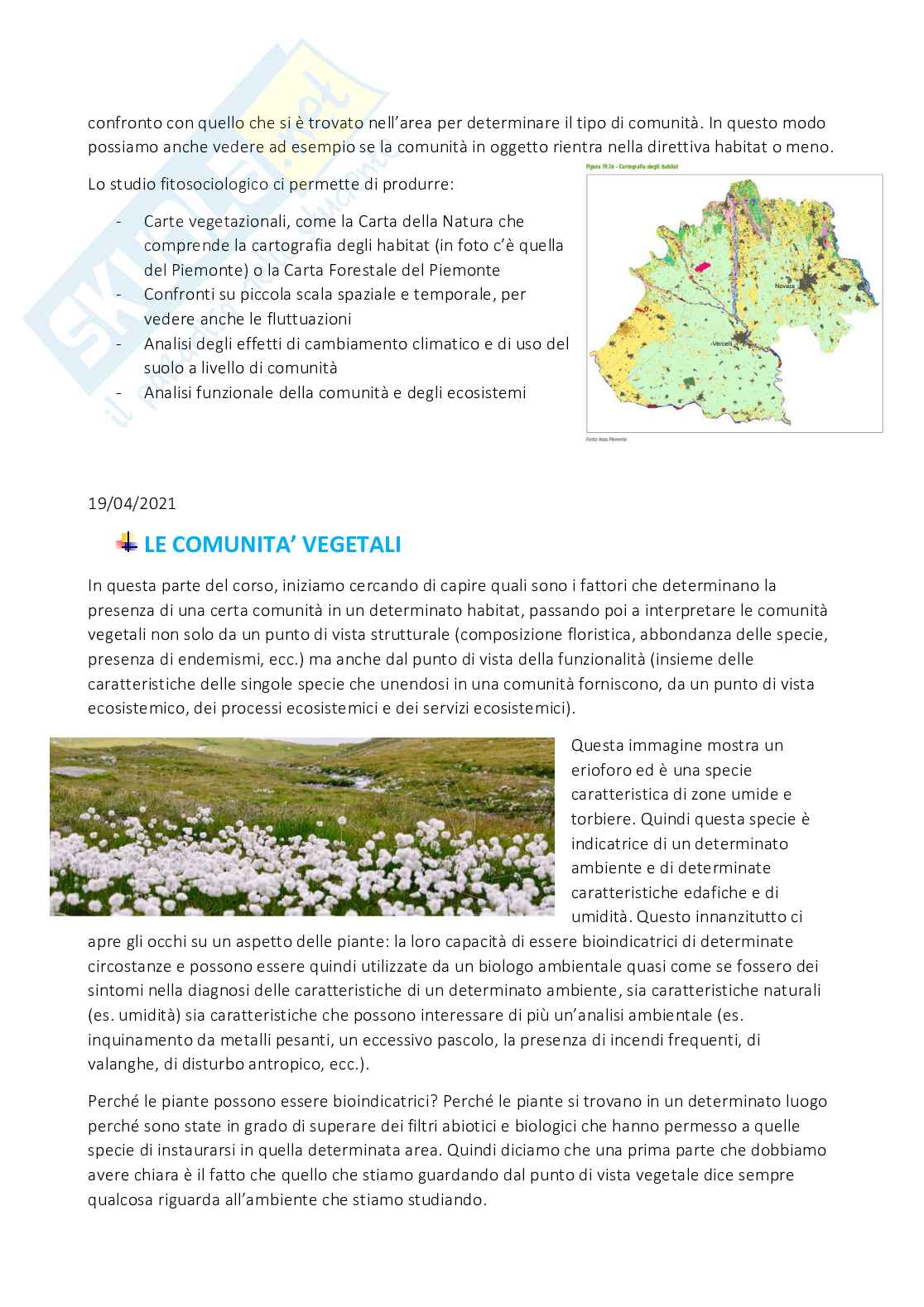 Conservazione e biodiversità vegetale Pag. 31