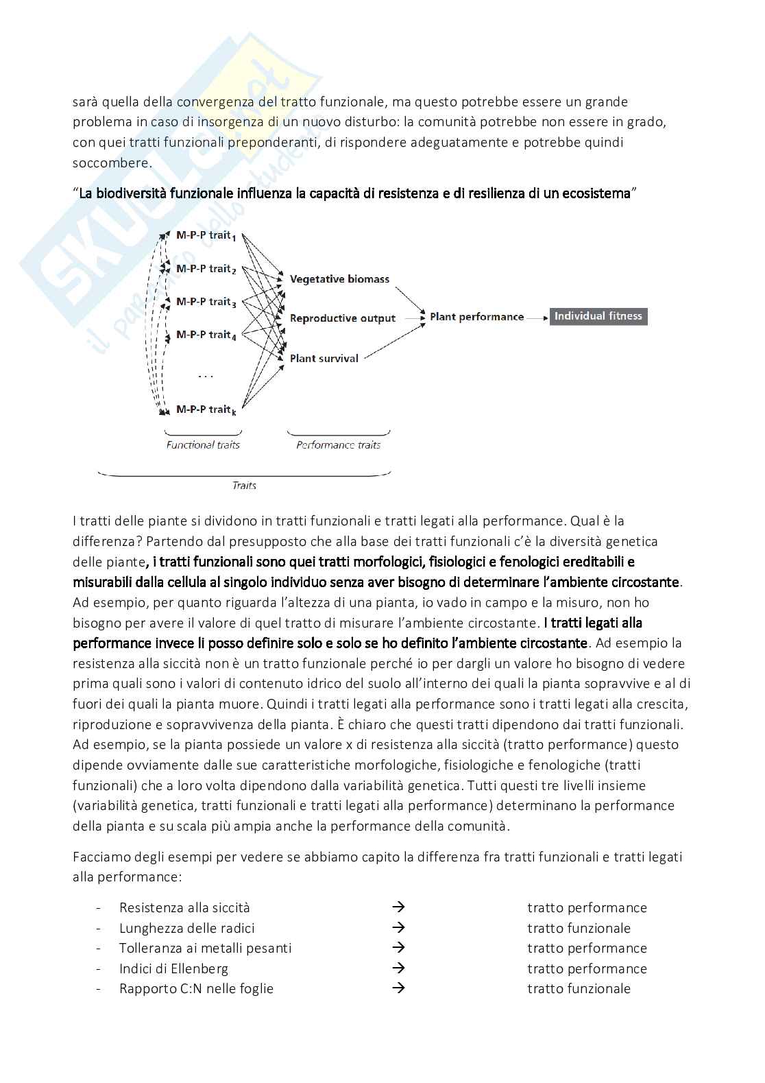 Conservazione e biodiversità vegetale Pag. 36