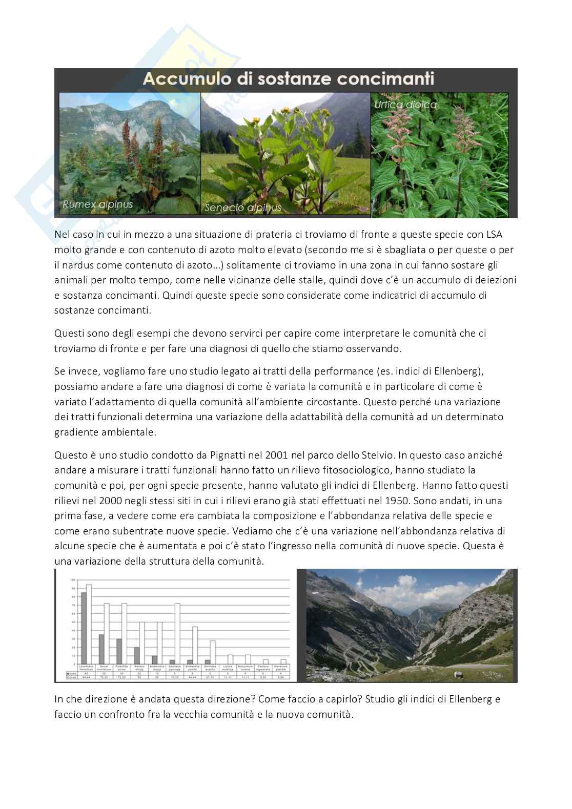 Conservazione e biodiversità vegetale Pag. 76