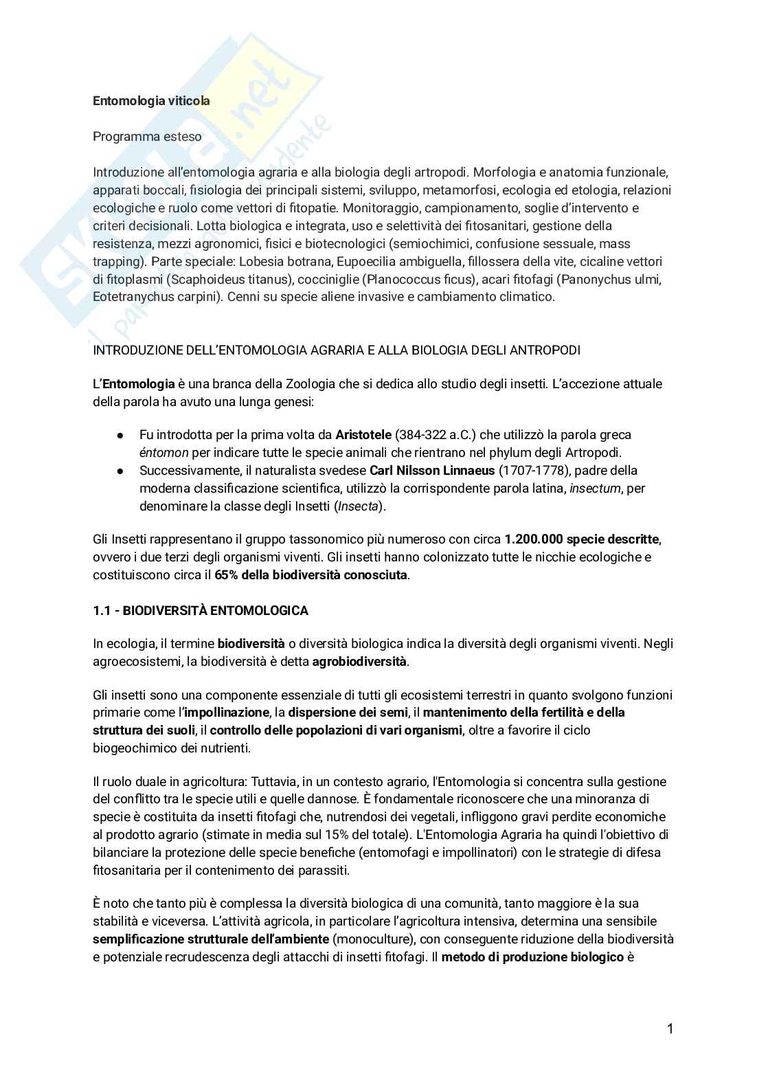 Appunti Entomologia viticola Pag. 2