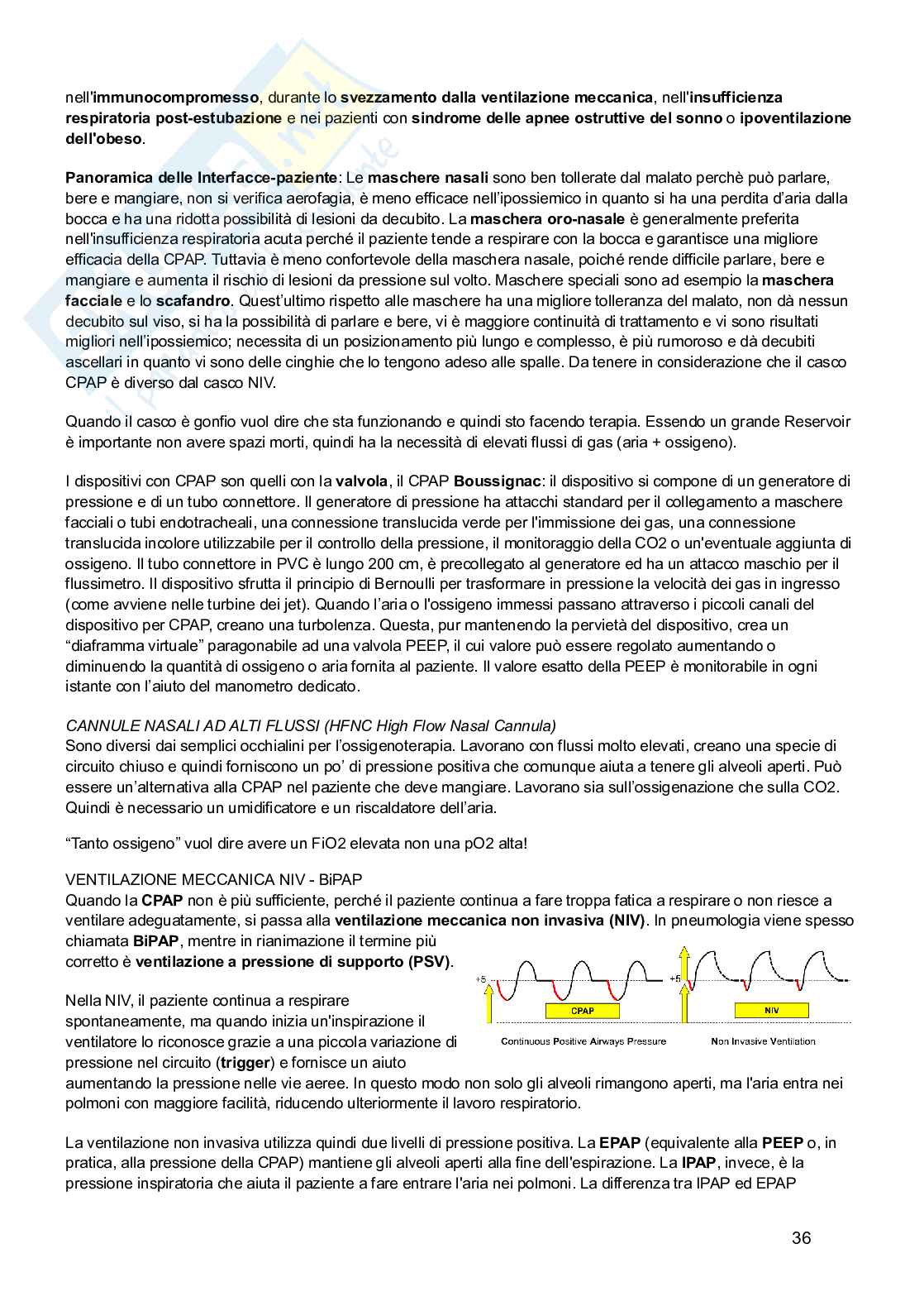 Rianimazione e terapia intensiva Pag. 36