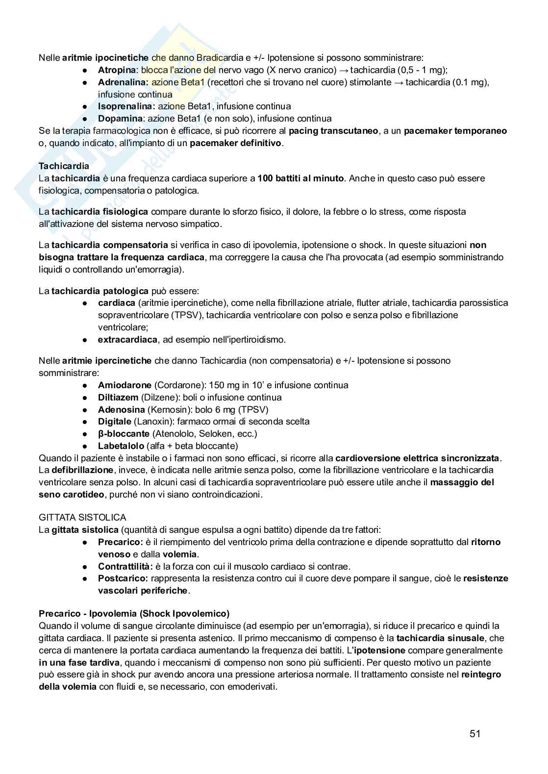 Rianimazione e terapia intensiva Pag. 51