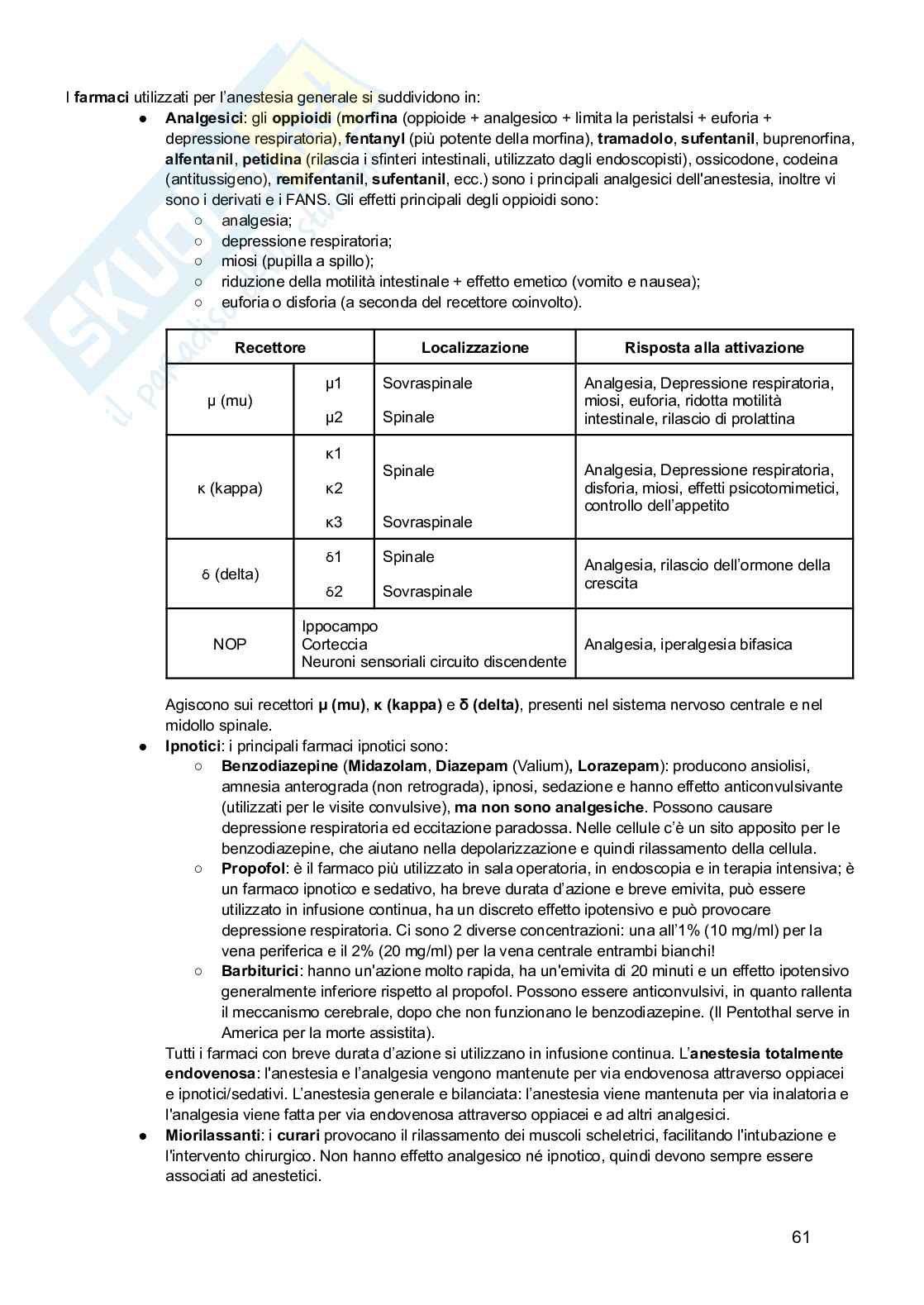 Rianimazione e terapia intensiva Pag. 61