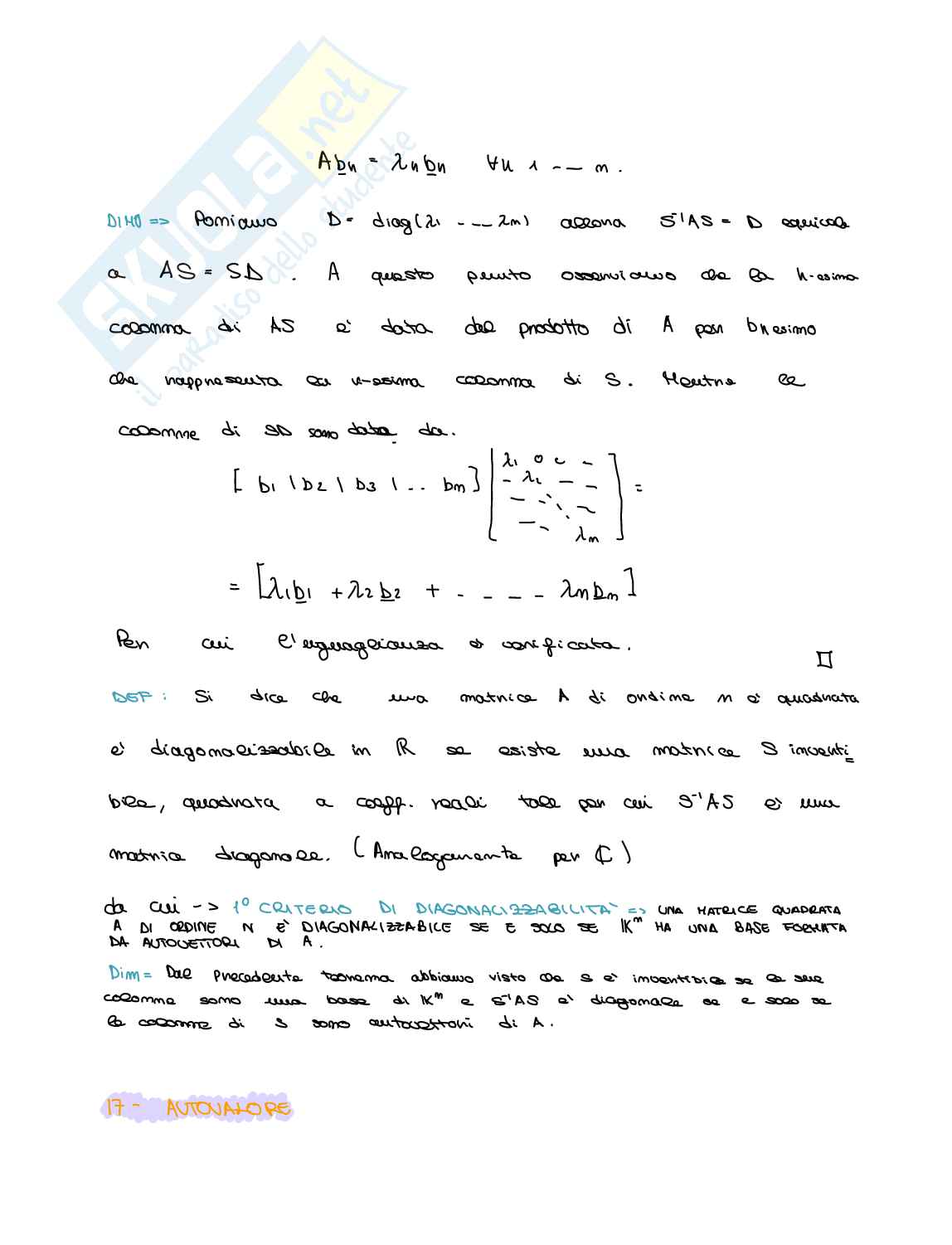 Teoremi con dimostrazioni scritti a mano Pag. 21