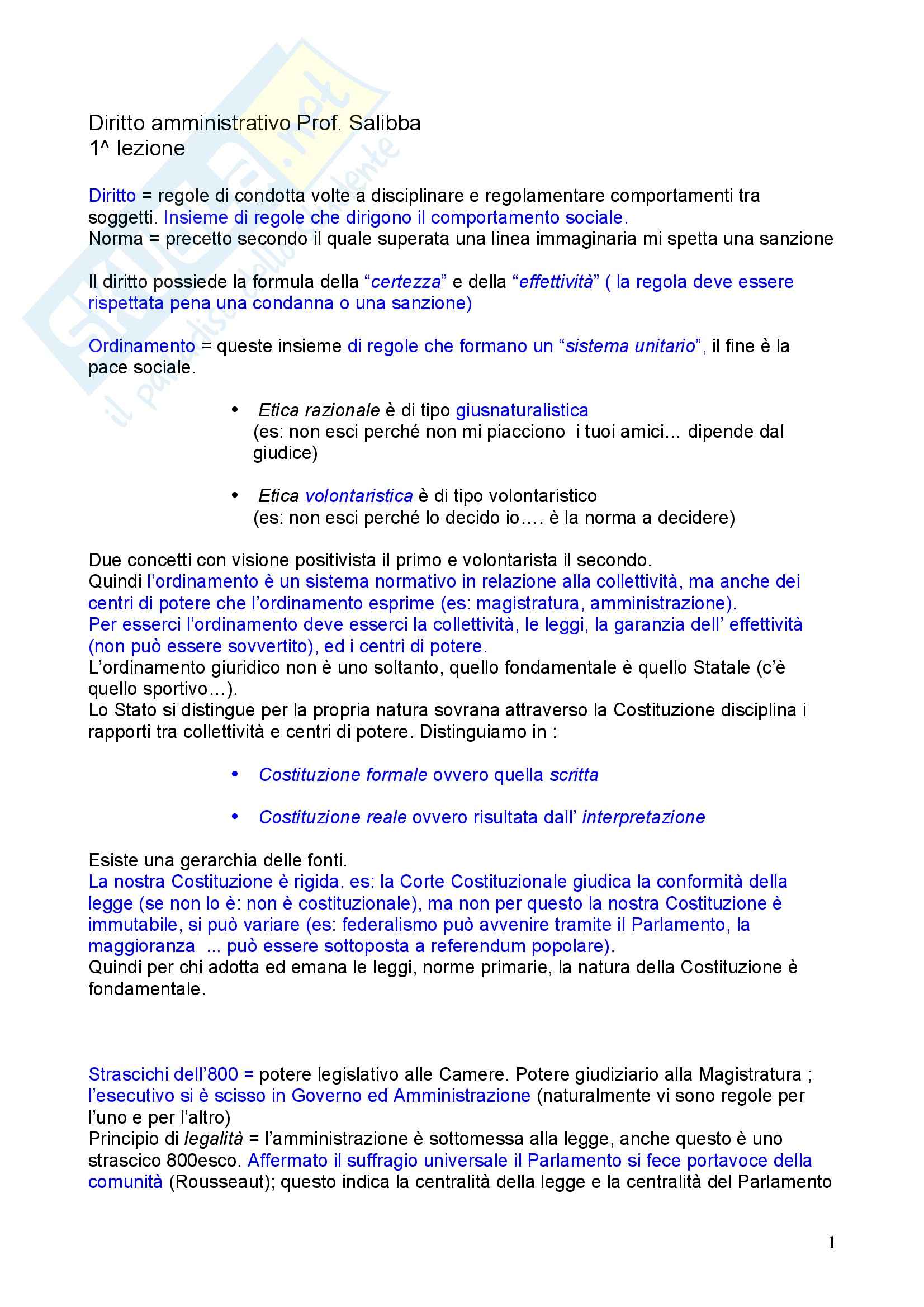 Nozioni Di Diritto Amministrativo Riassunto Pdf