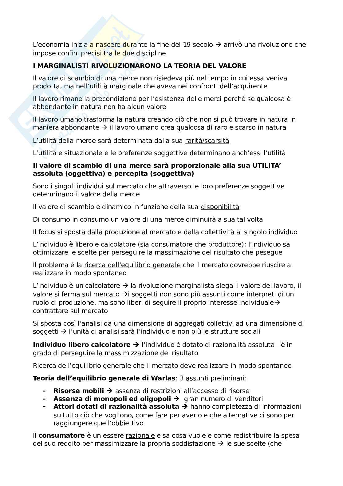 Sociologia del lavoro e dell'organizzazione - Appunti delle lezioni Pag. 1