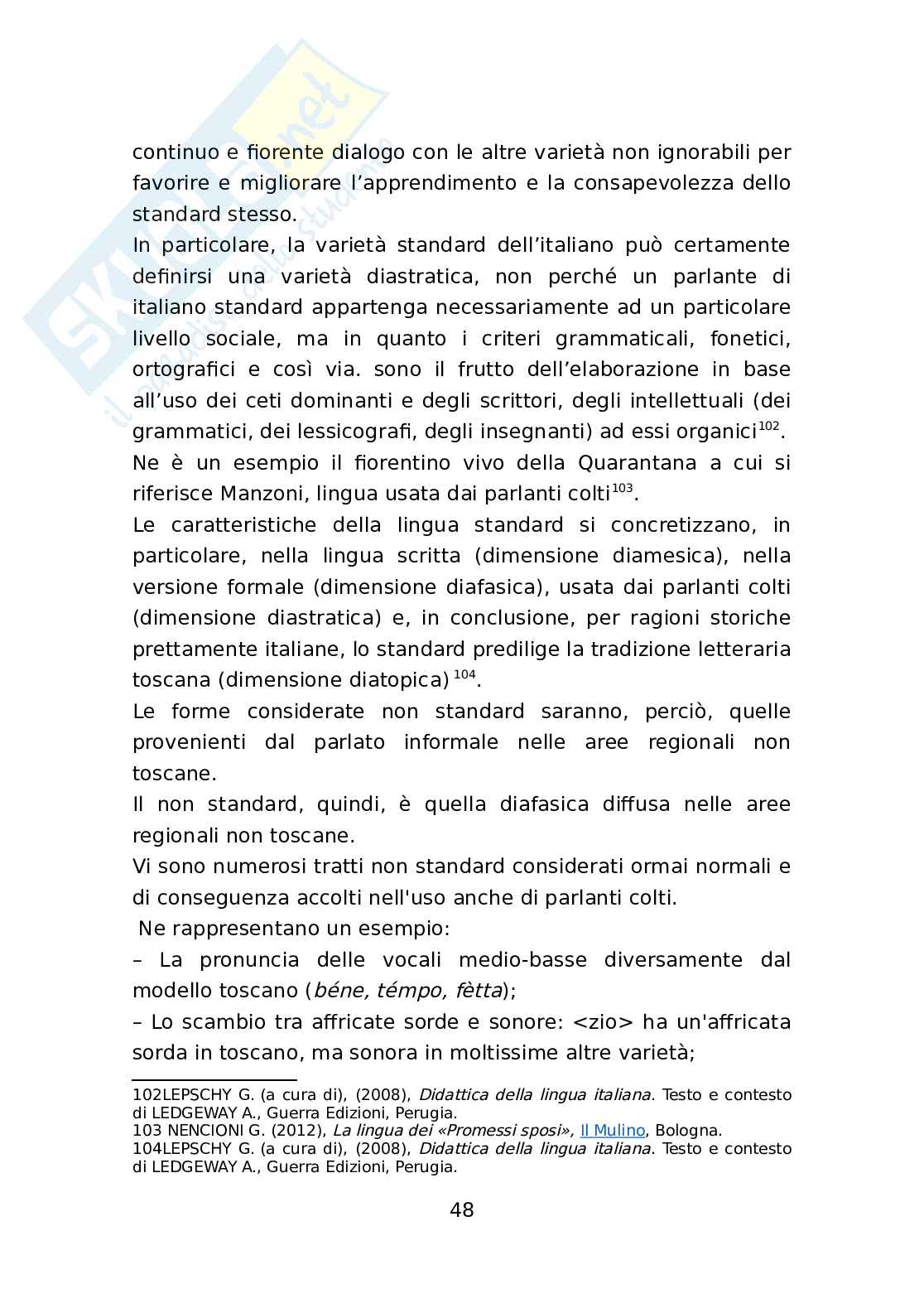 Tesi laurea magistrale in didattica della lingua italiana Pag. 51