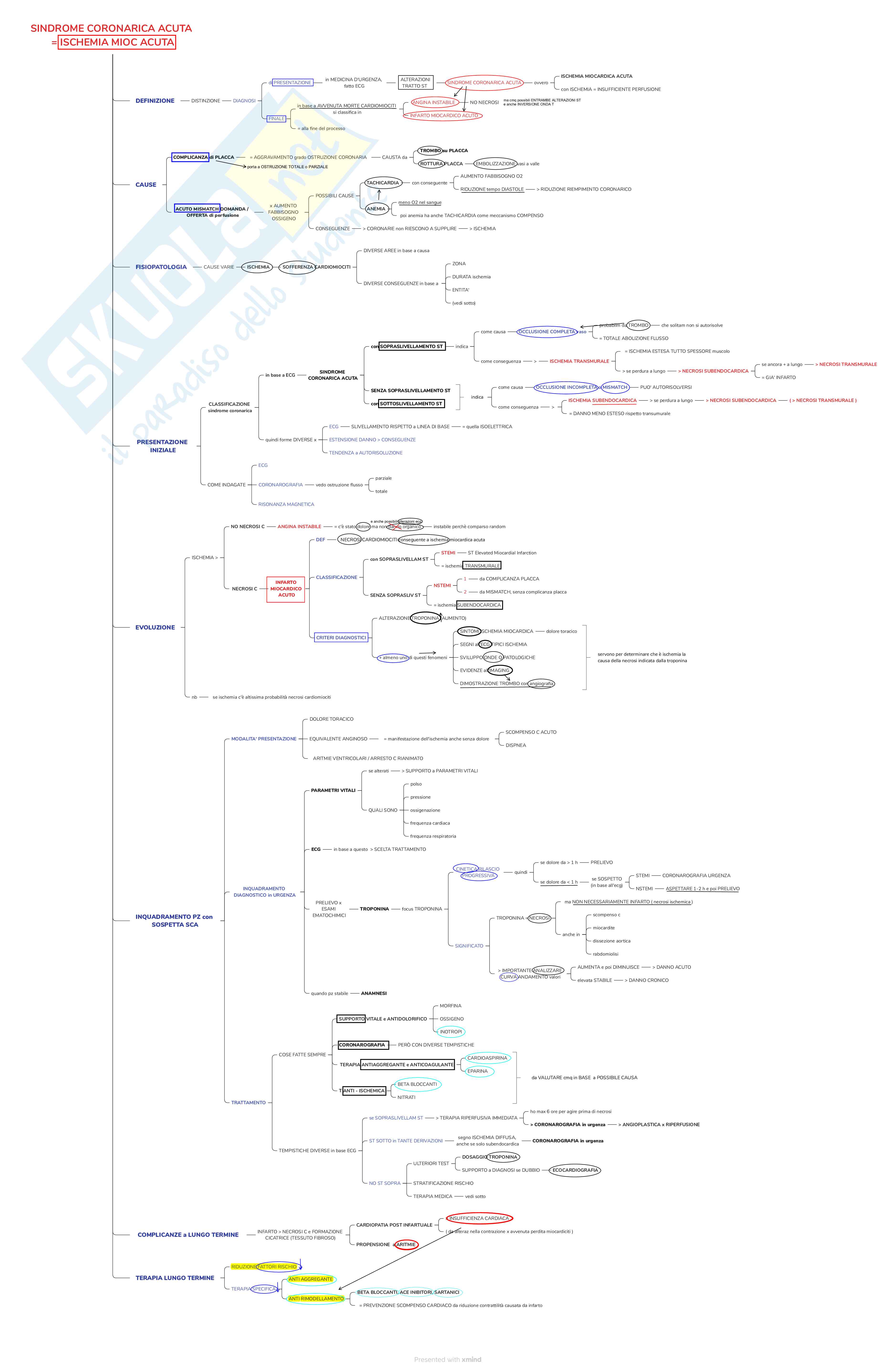 Mappe Concettuali modulo di Cardiologia, Specialità medico chirurgiche 1 Pag. 6
