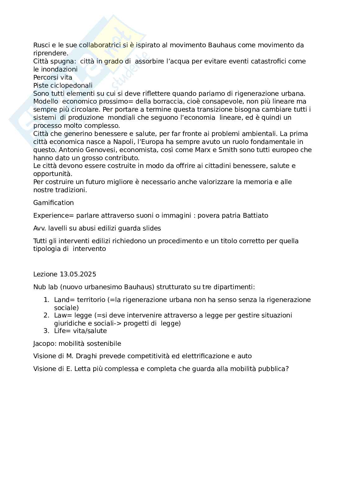 Diritto urbanistico del territorio Pag. 26