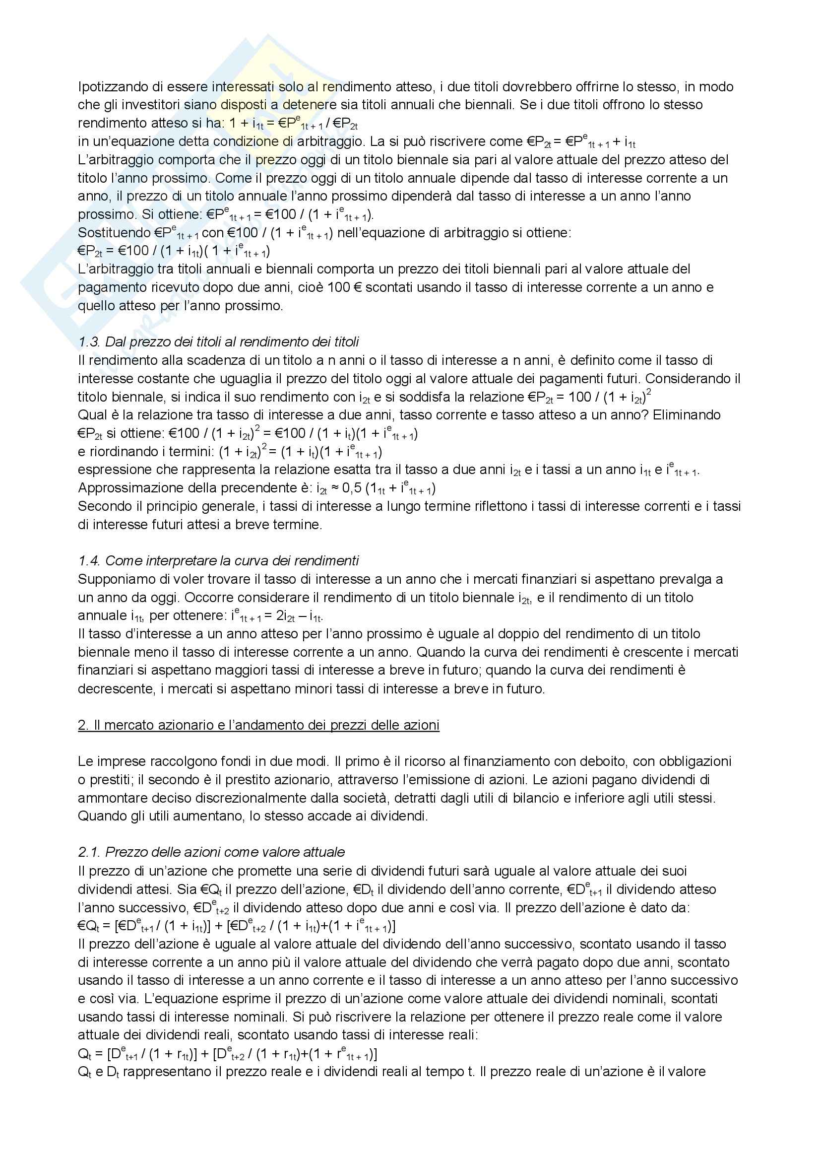 Riassunto esame Politica economica, prof. Mazzoli, libro consigliato Macroeconomia: Una prospettiva europea, Blanchard, Amighini, Giavazzi Pag. 11