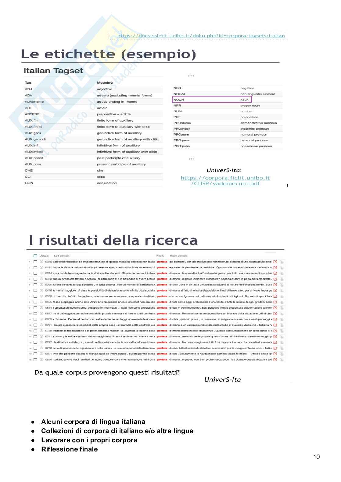 Linguistica generale Pag. 11