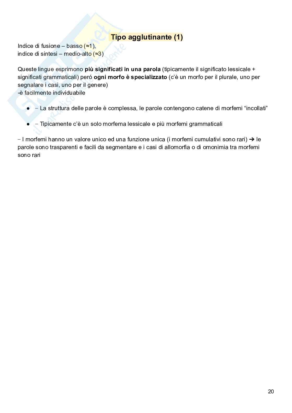 Linguistica generale Pag. 21