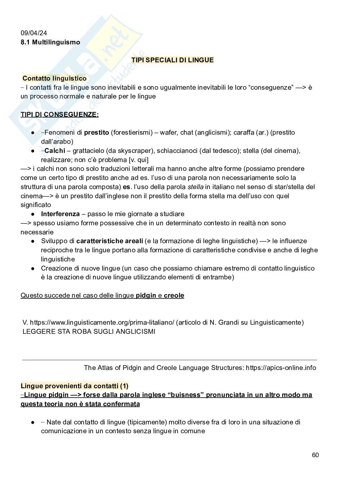 Linguistica generale Pag. 61