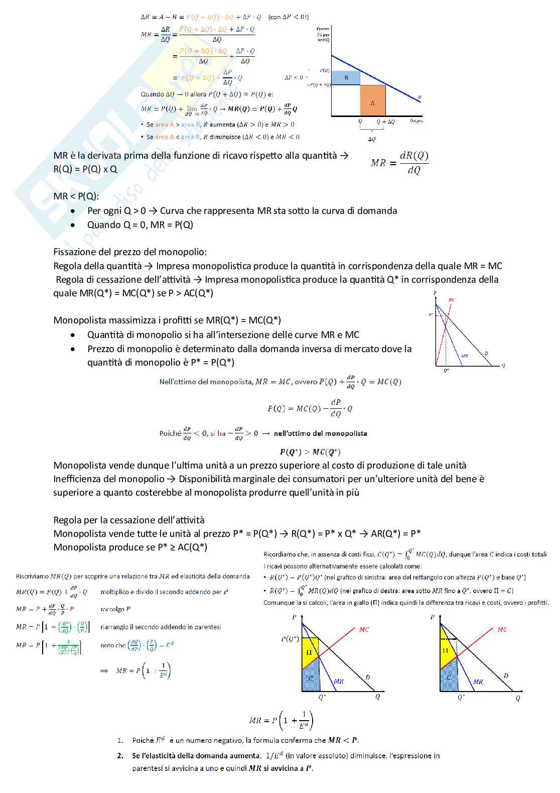 Microeconomia - prova di completamento Pag. 16