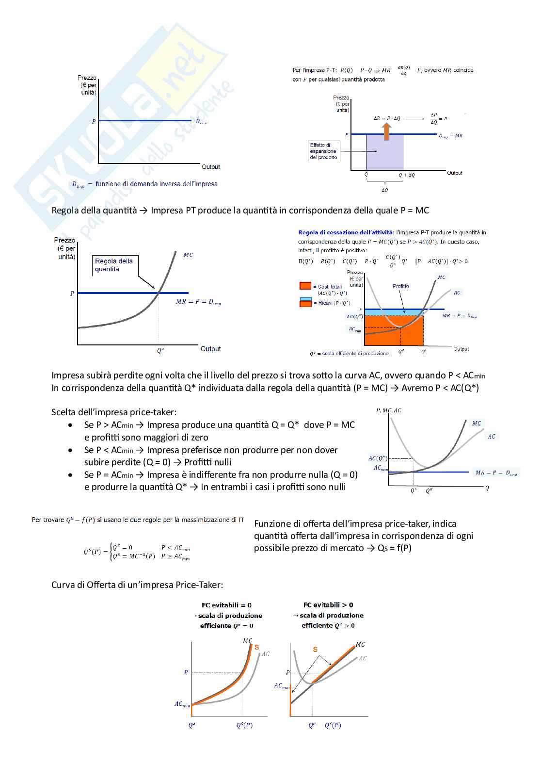 Microeconomia - prova di completamento Pag. 2