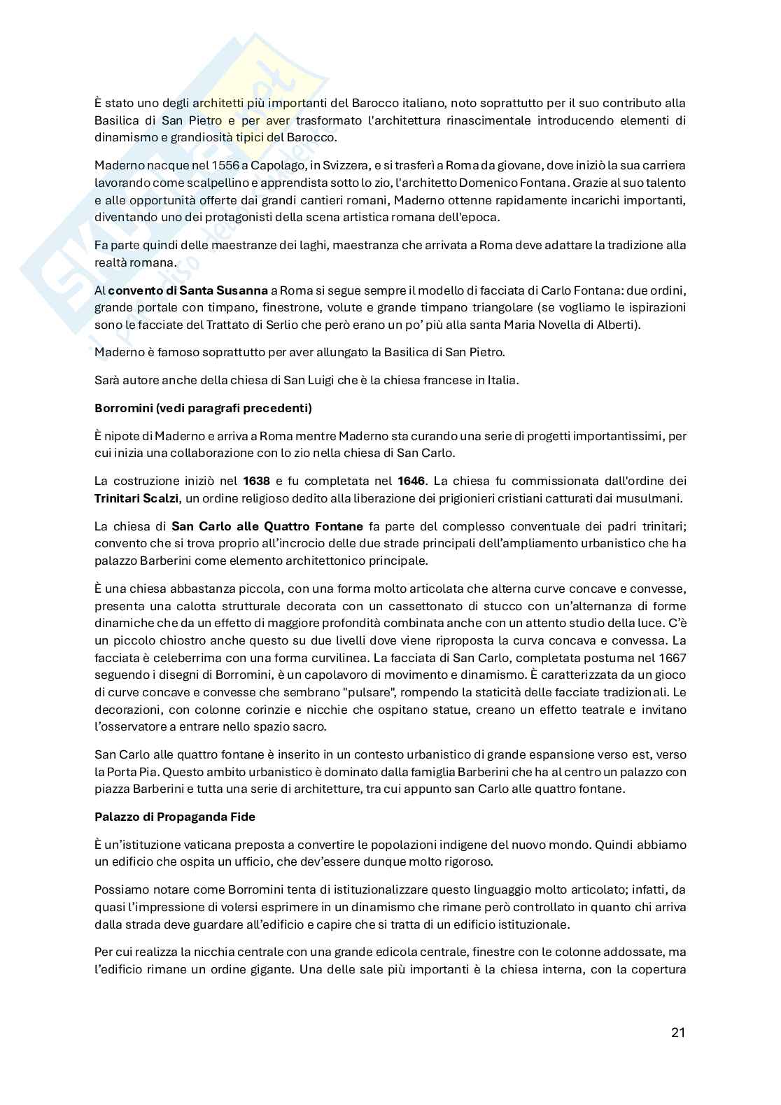 Appunti di Storia dell'architettura 2 Pag. 21
