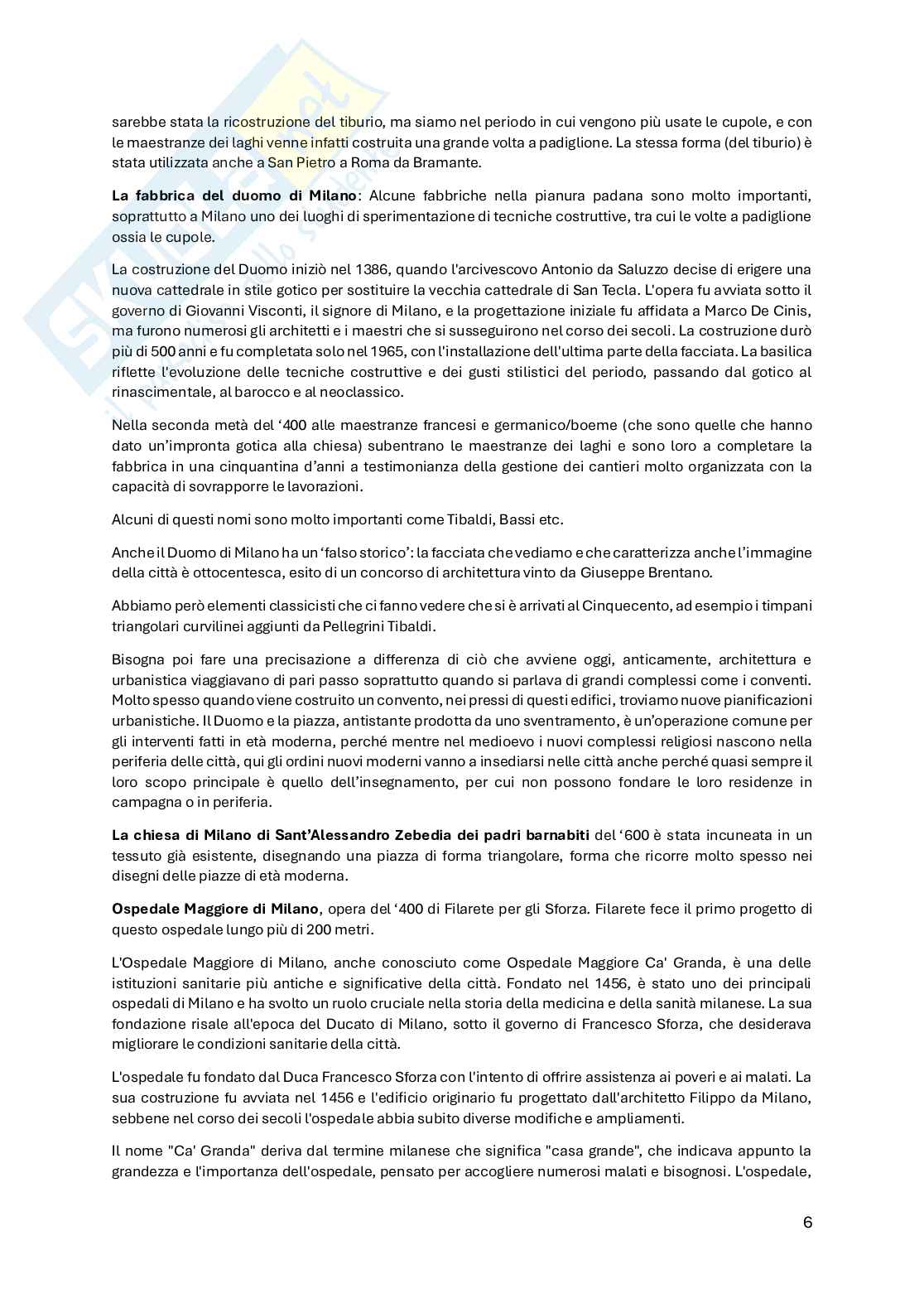Appunti di Storia dell'architettura 2 Pag. 6