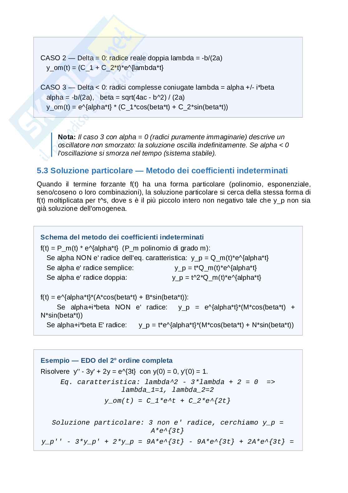 Equazioni differenziali Pag. 6