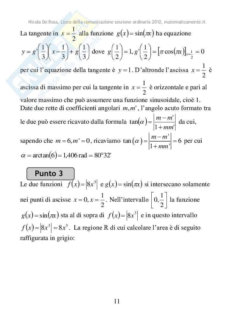 2012 - Liceo della comunicazione, sessione ordinaria Pag. 11