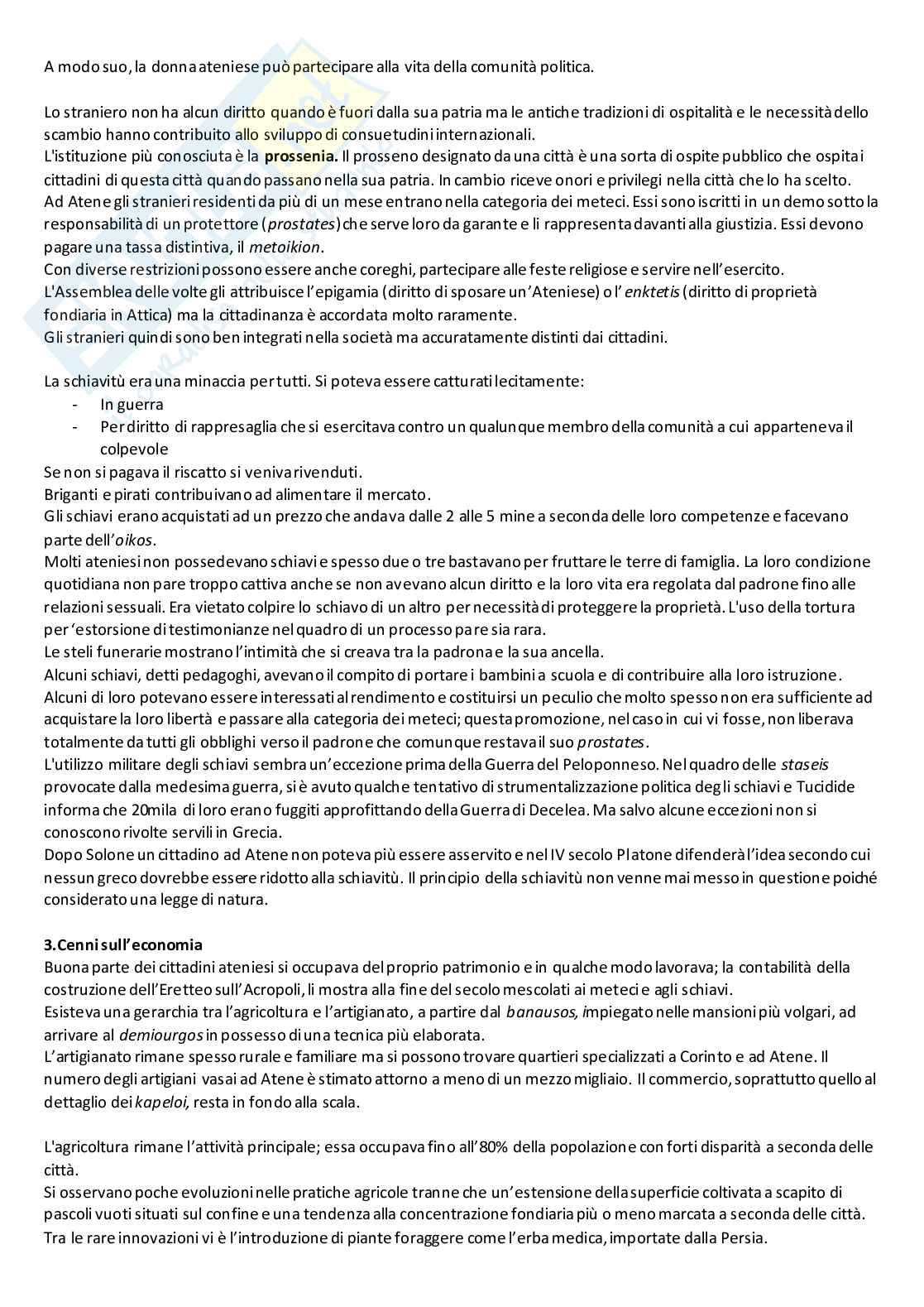 Riassunto esame Storia greca, Prof. Coloru Omar, libro consigliato Storia del mondo greco antico, Lefevre Pag. 36