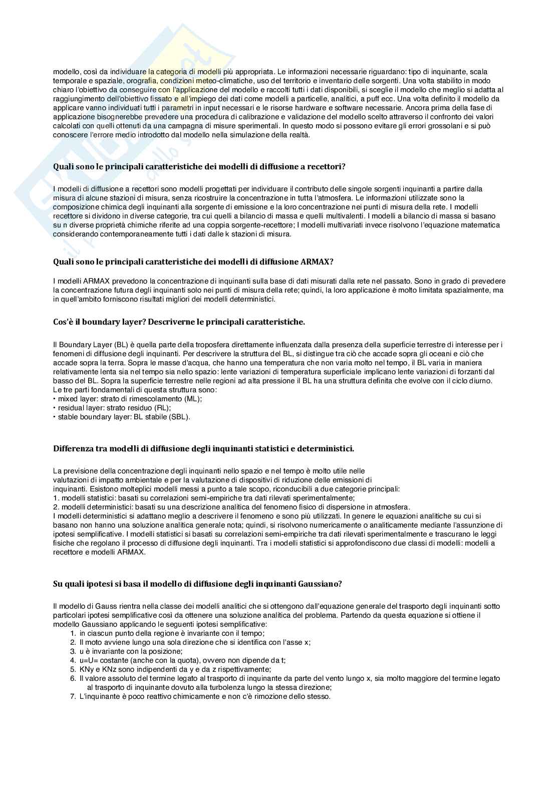 Analisi di controllo ambientale  Pag. 6