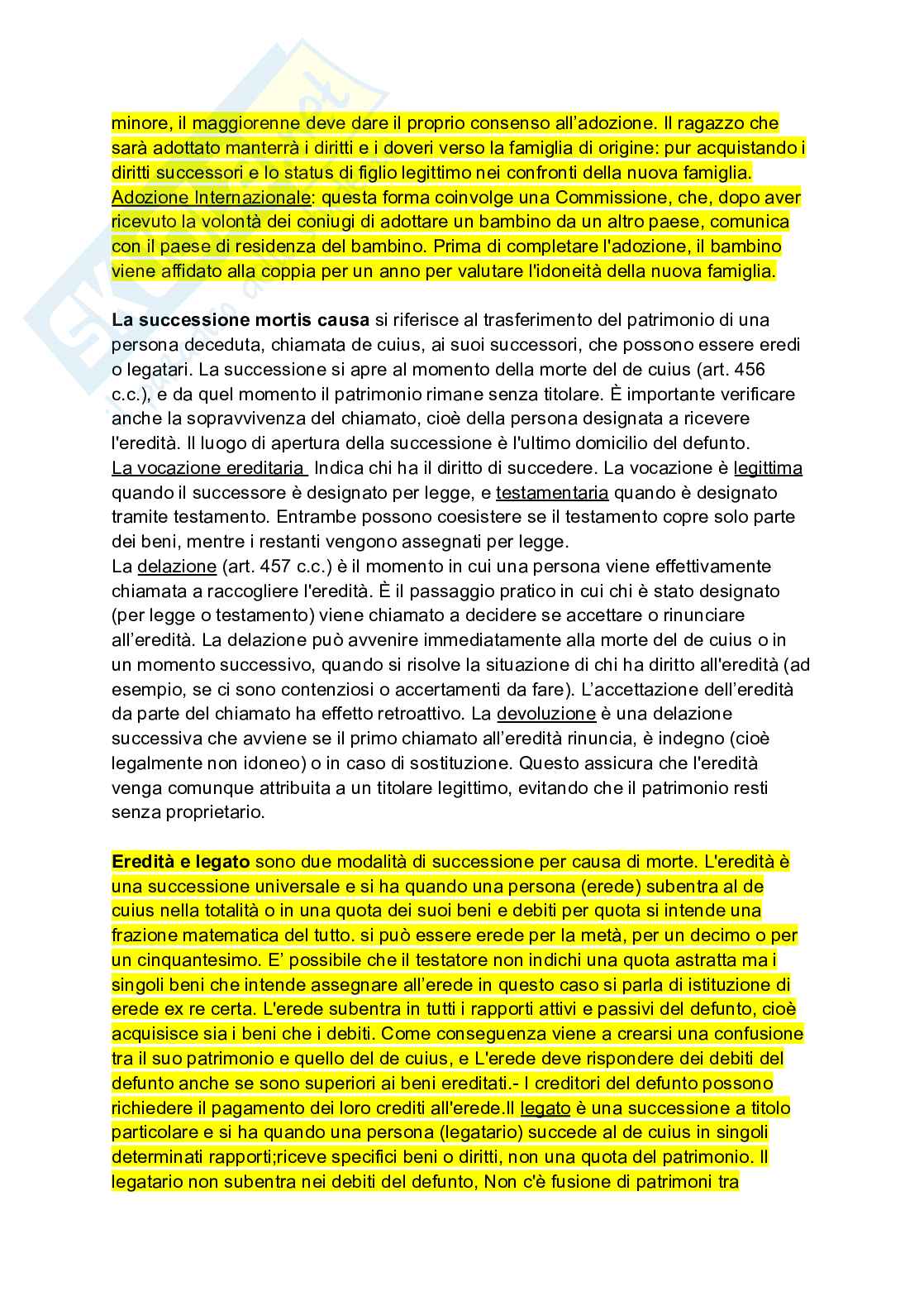 Riassunto esame Diritto privato, Prof. Messinetti Raffaella, libro consigliato Diritto privato, Roppo Pag. 11