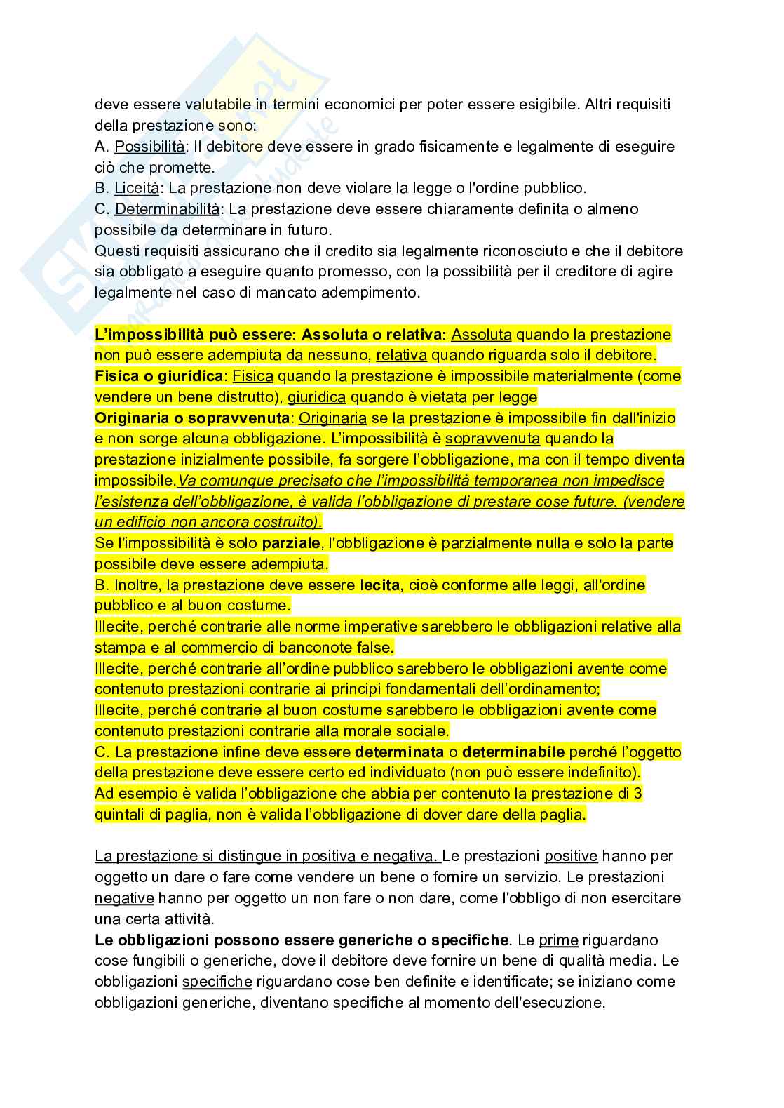 Riassunto esame Diritto privato, Prof. Messinetti Raffaella, libro consigliato Diritto privato, Roppo Pag. 26